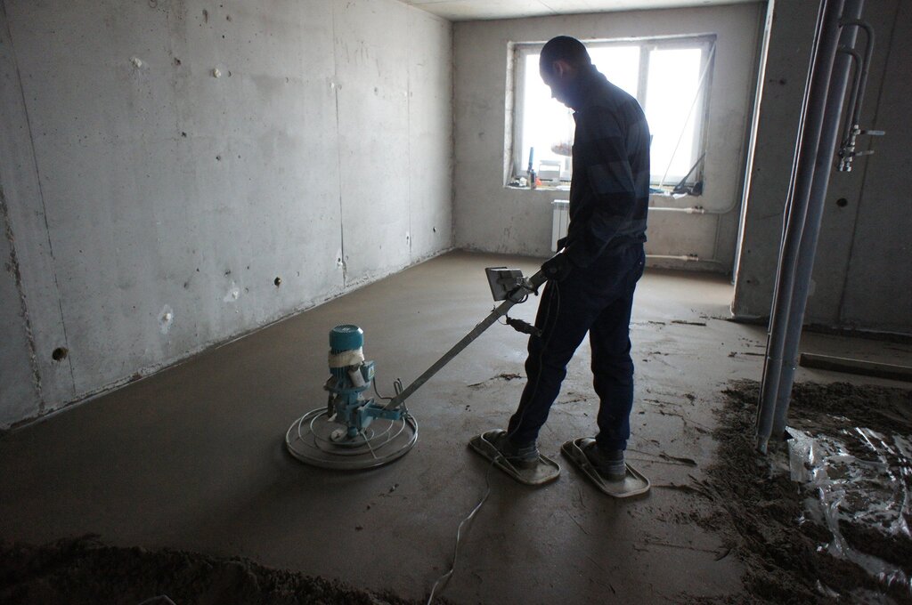 Semi-dry screed in the apartment 58 фото