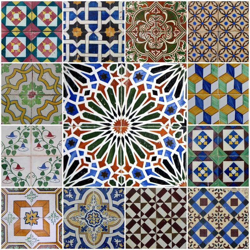 Portuguese azulejo tiles 17 фото