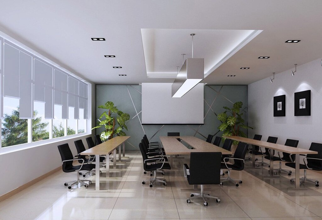 Ceilings in office spaces