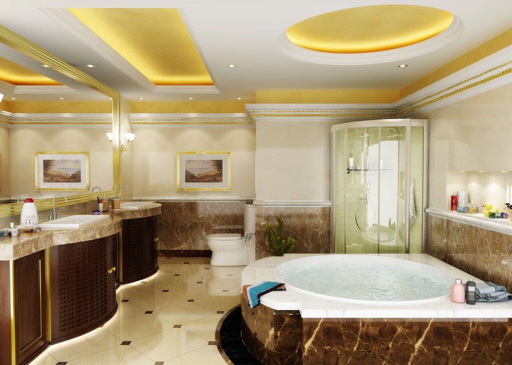 Ceiling for bathrooms