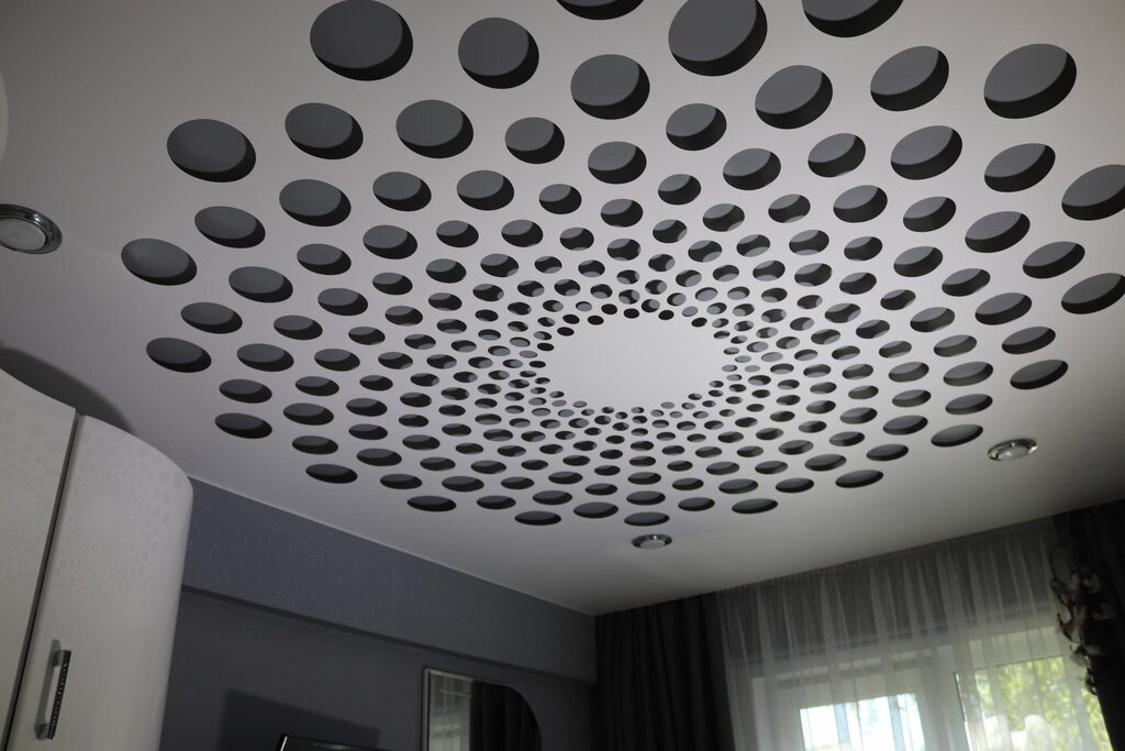 Ceiling with perforation