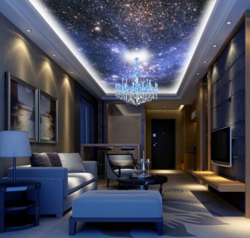 Ceiling with stars