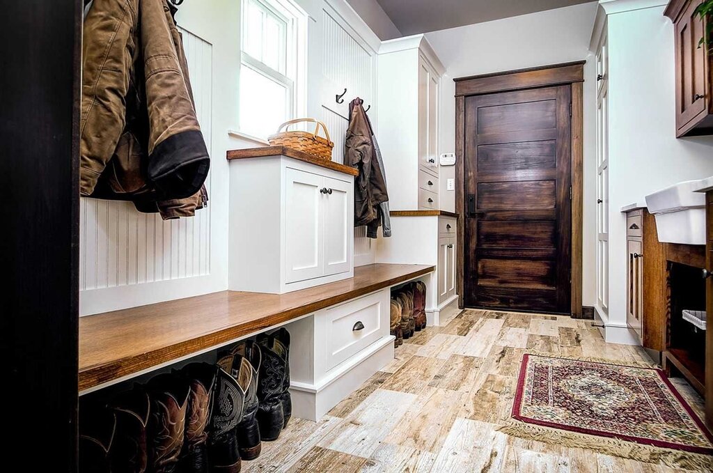 The hallway in the village house