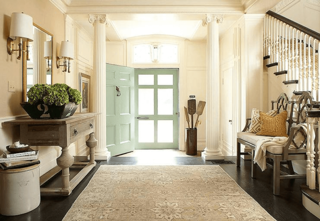 The hallway in the country house