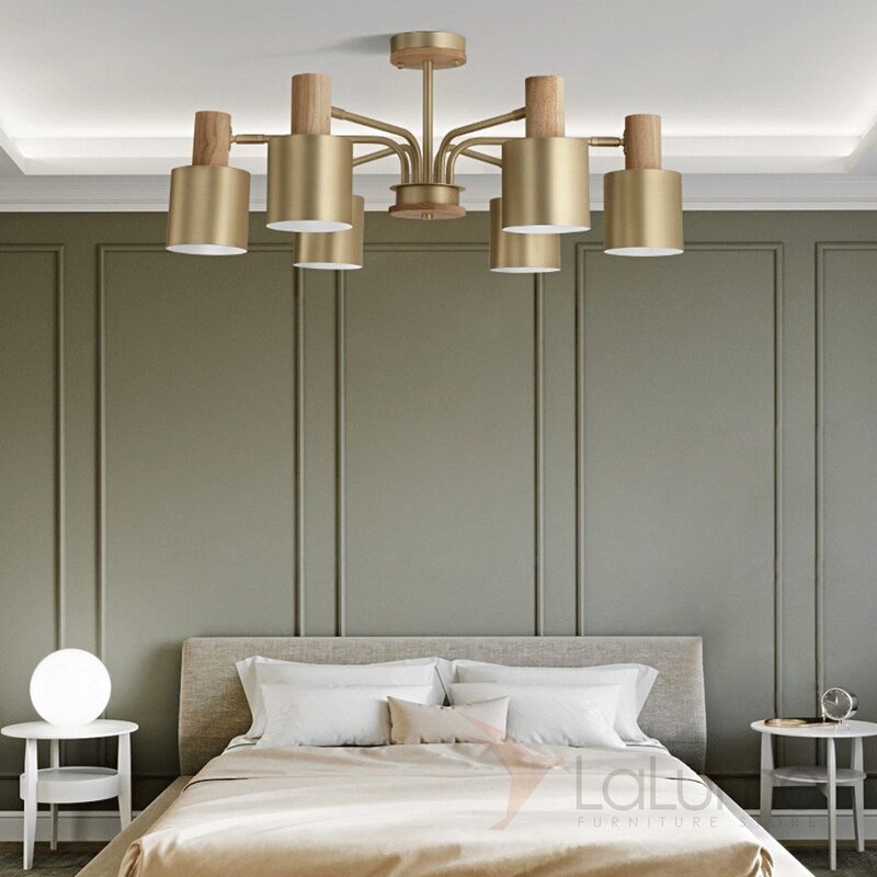 Bedside lamps from the ceiling