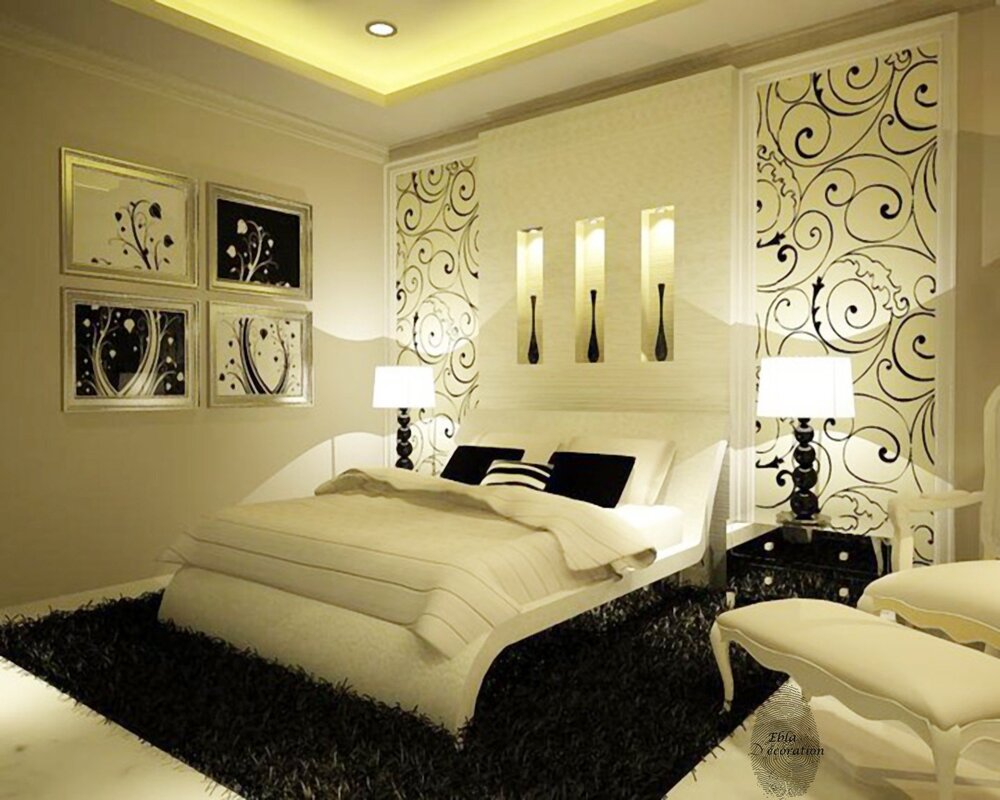 Examples of bedroom interiors