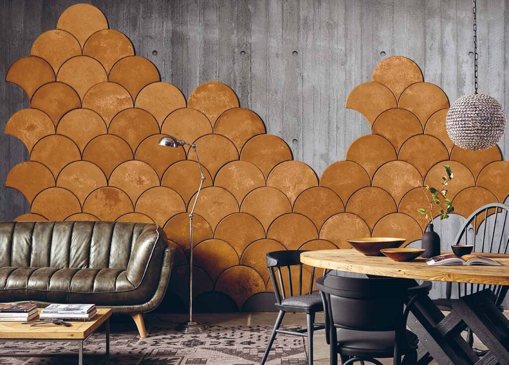 Cork wall panels for interior decoration