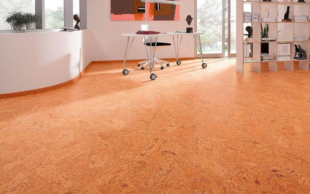 Cork flooring