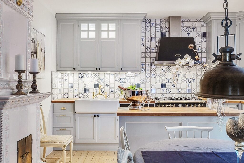 Provence in kitchen interior