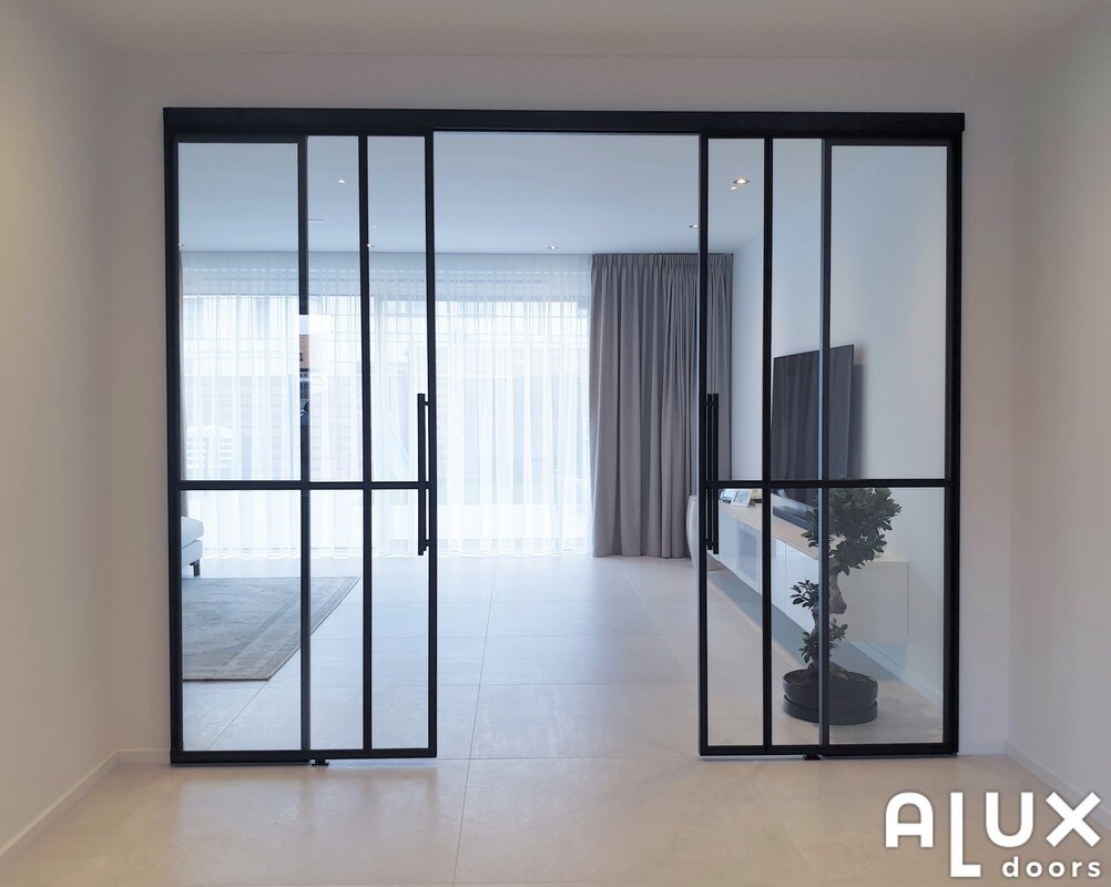 Transparent sliding doors 36 фото