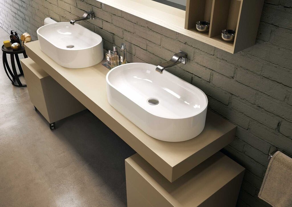 A countertop sink for the bathroom