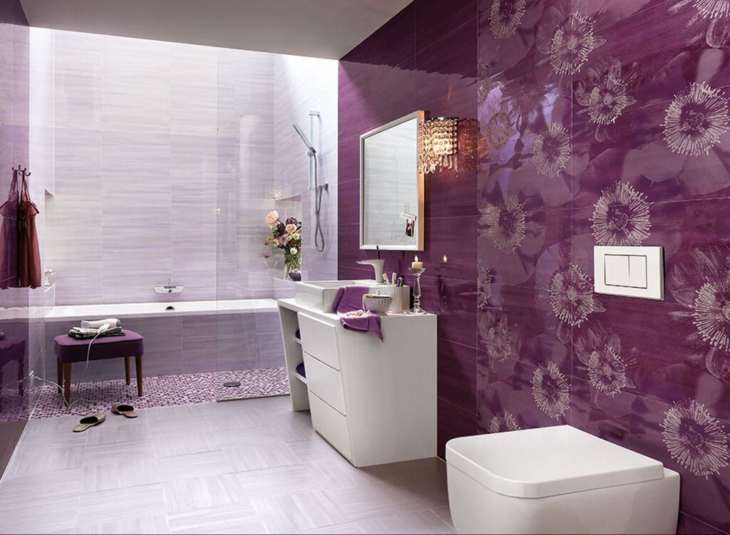 Color scheme of the bathroom