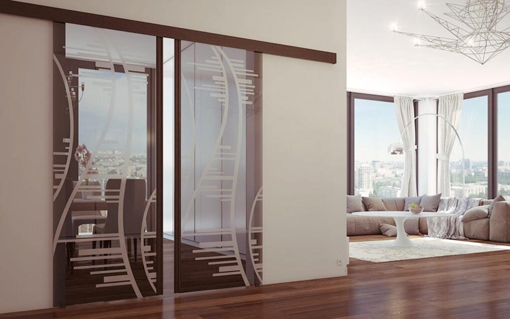 Sliding glass doors