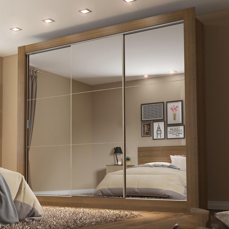 Sliding wardrobe for the bedroom