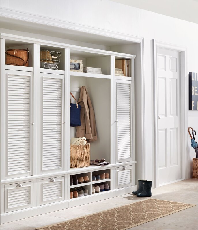 Sliding wardrobe for the hallway