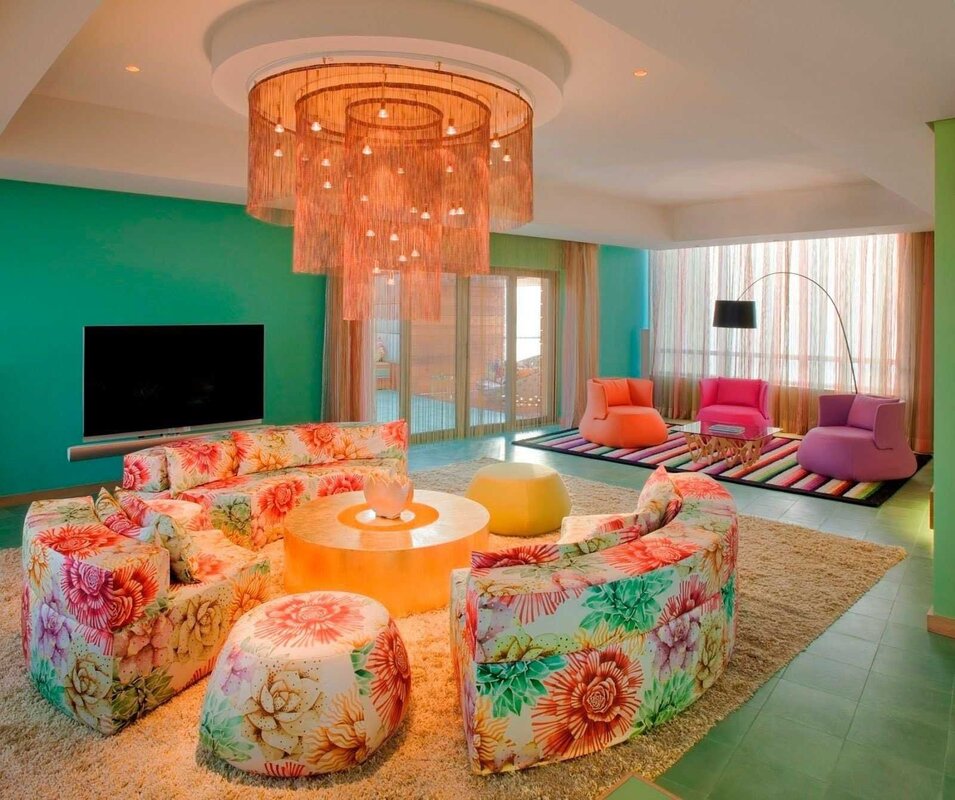 The colorful room