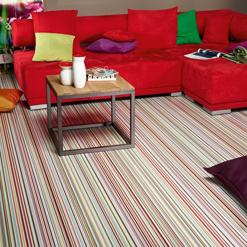 Multicolored laminate flooring