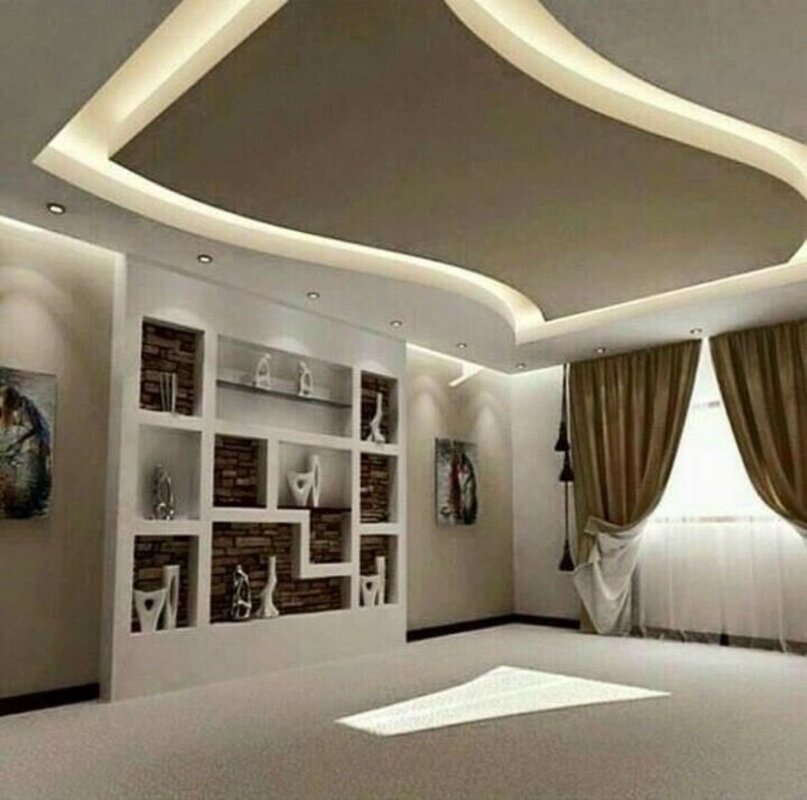 Multilevel drywall ceiling