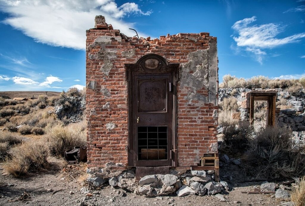 Ruins of the house