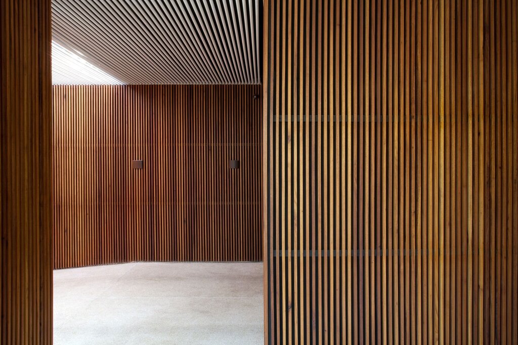 Slatted wall panels