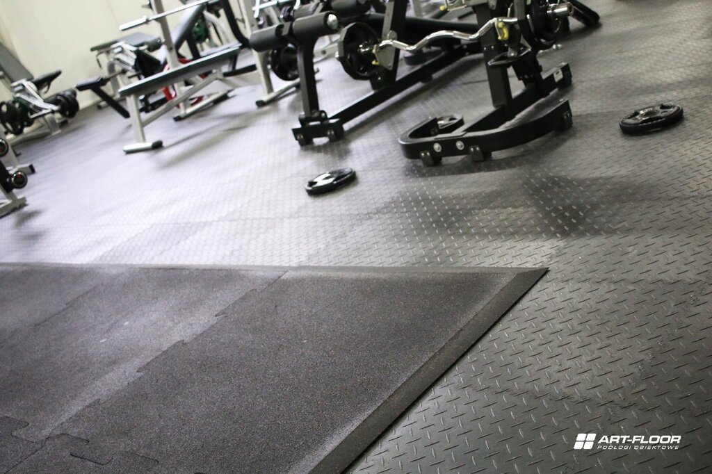 Rubber flooring for the gym