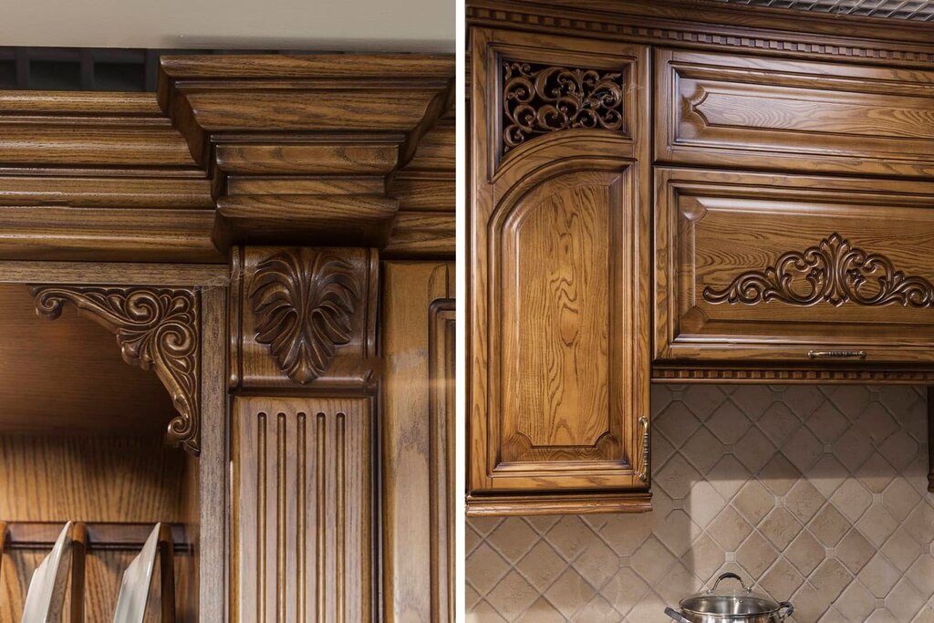 Carved kitchens