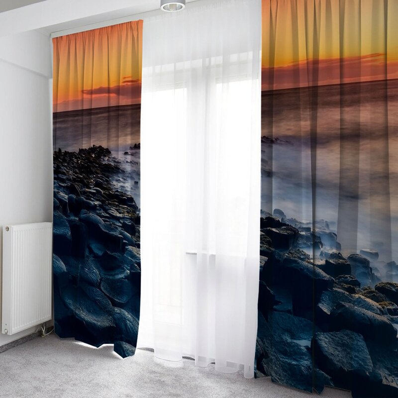 Rome decor photo curtains