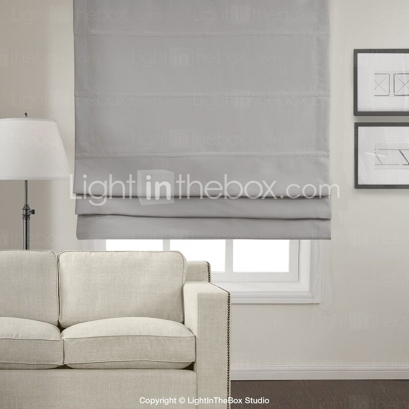 Blackout Roman shades