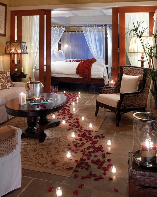 Romantic room decoration