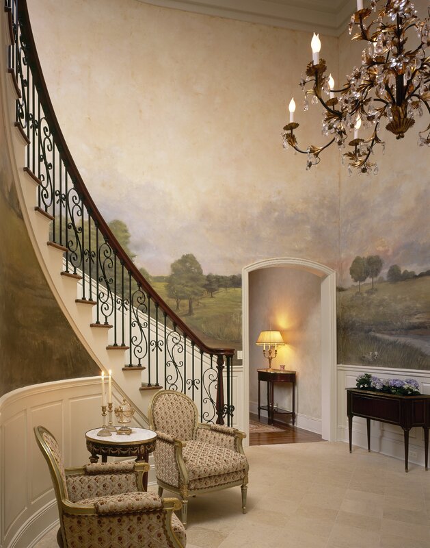 Staircase painting