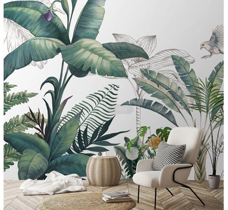 Wall painting tropics