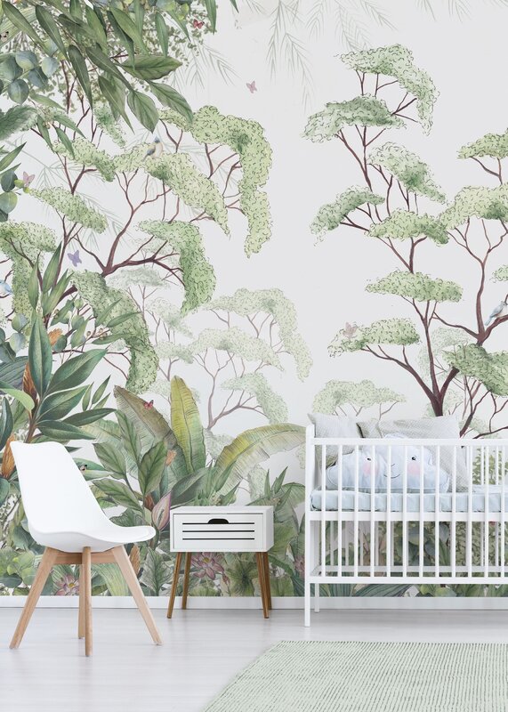 Wall painting greenery