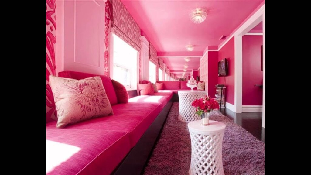 Pink apartment