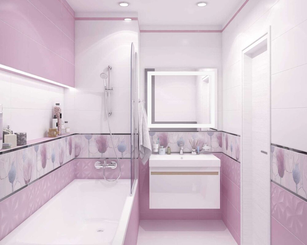 Pink bathroom 18 фото