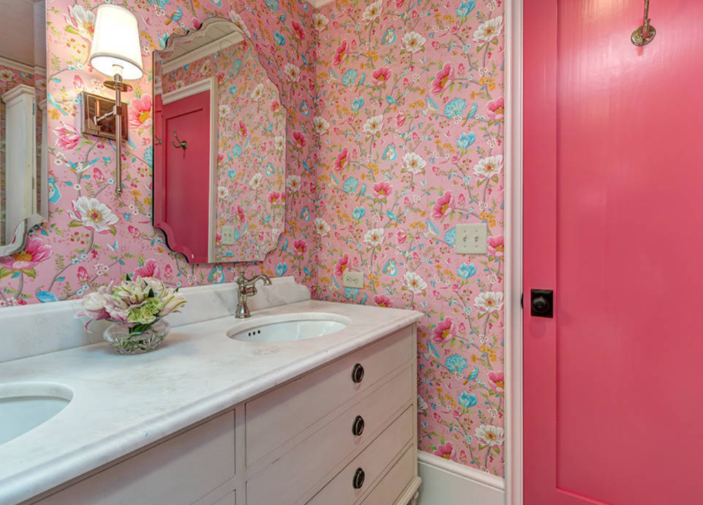 Pink bathroom