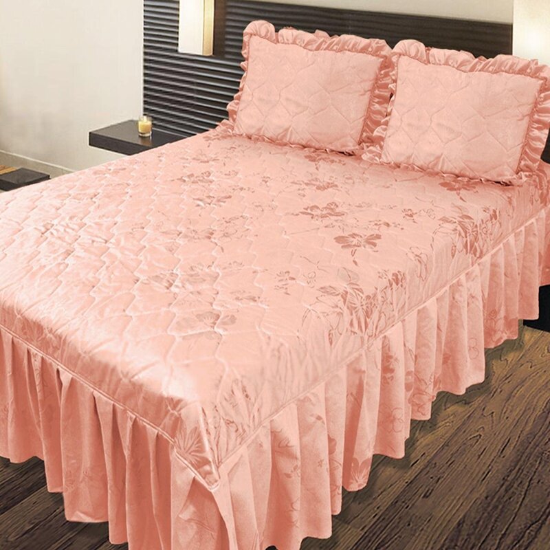 Pink bedspread