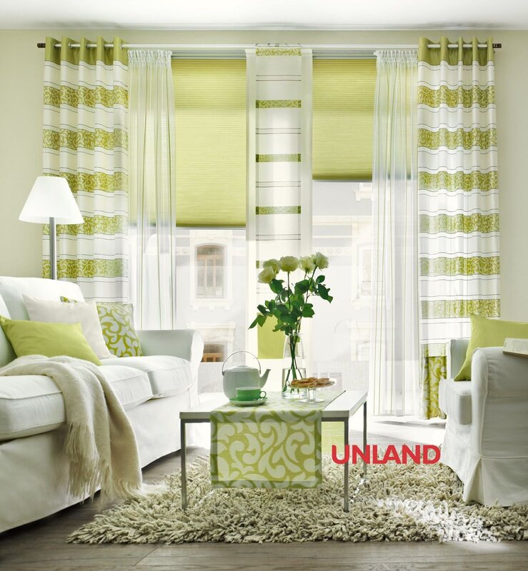 Roller blinds and tulle combination