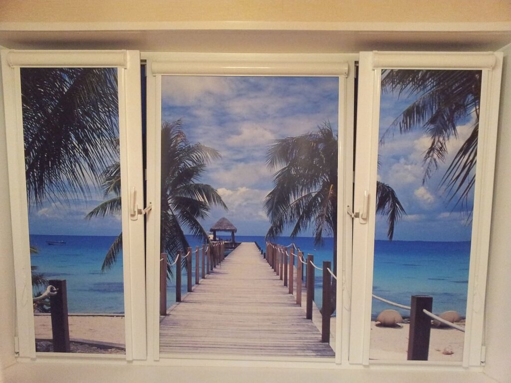 Roller blinds with photo printing