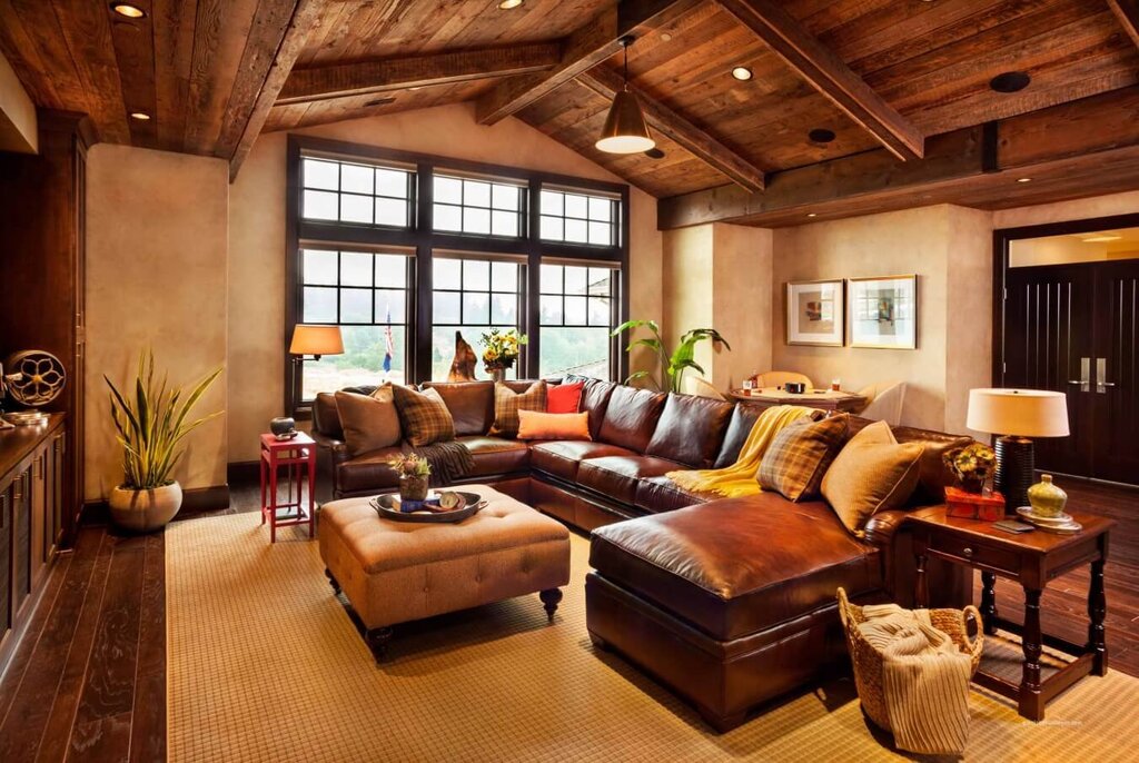 Rustic in the interior