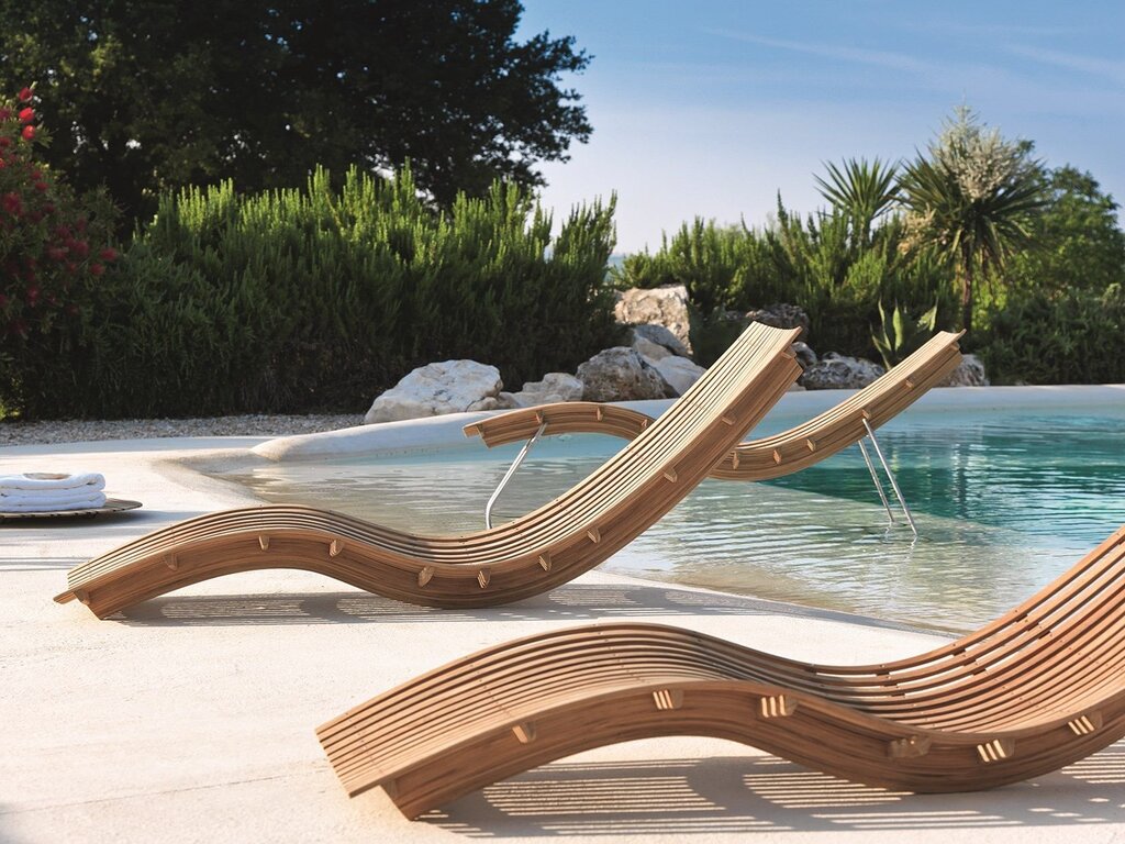 Garden furniture made of plywood