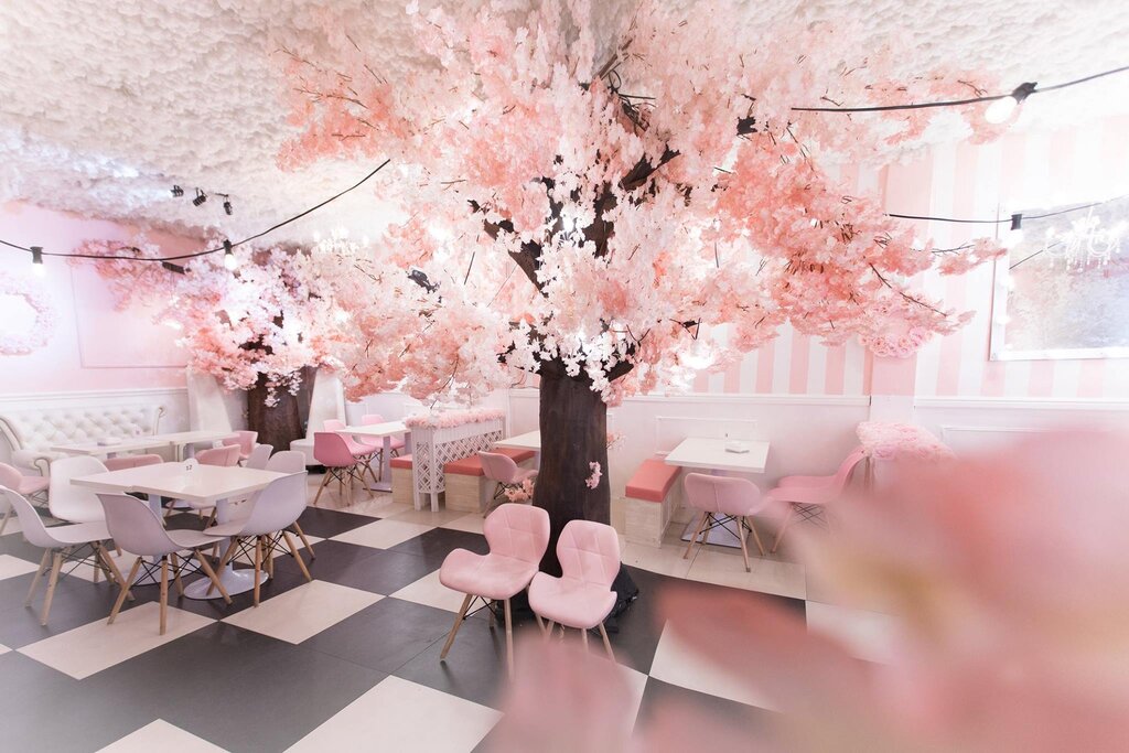 Sakura in the interior