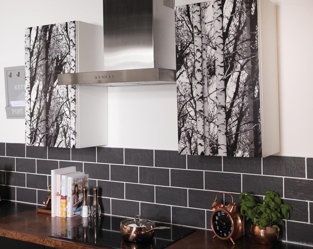 Self-adhesive for the kitchen wall