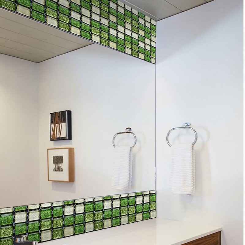 Self-adhesive wall tiles