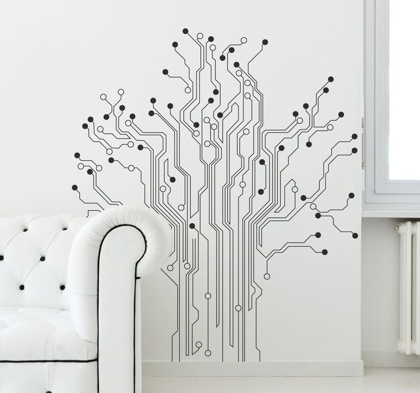 Self-adhesive wallpaper for walls