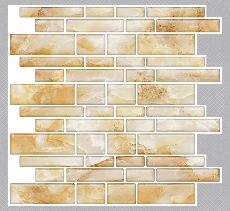 Self-adhesive wall tiles