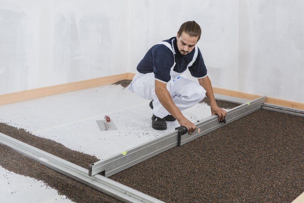 Self-leveling floor Knauf