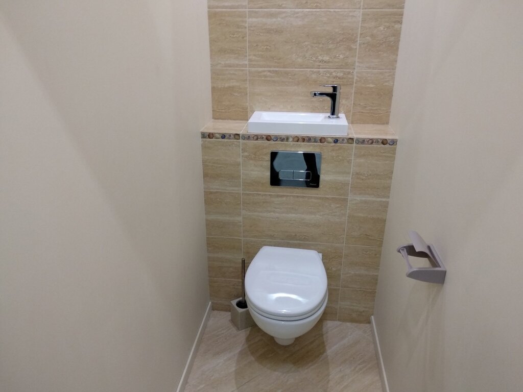 Bathroom with installation