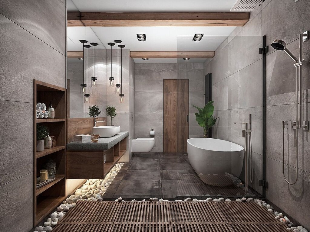 Bathroom in a private house