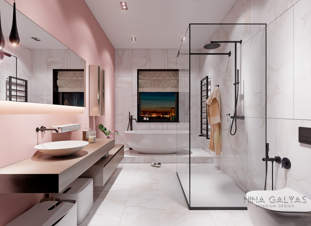 Bathroom in Modern style