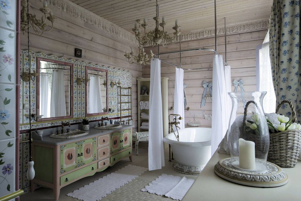 Bathroom in Provence style